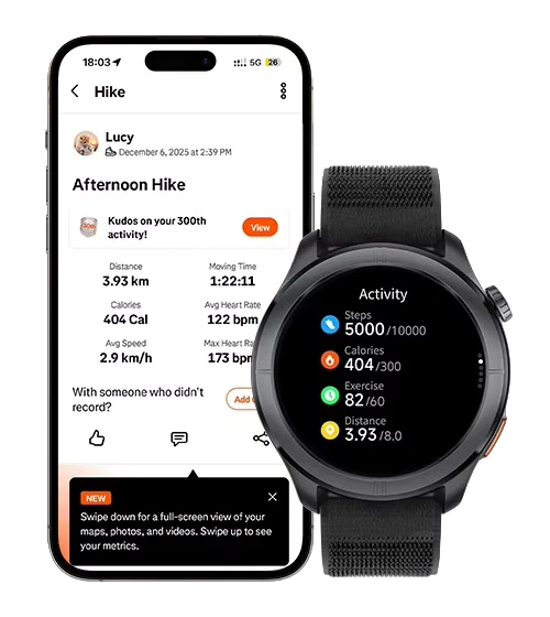 Синхронизация HAYLOU Solar Neo 2 со Strava