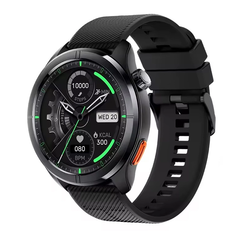 HAYLOU Solar Neo 2 черный с силиконовым ремешком