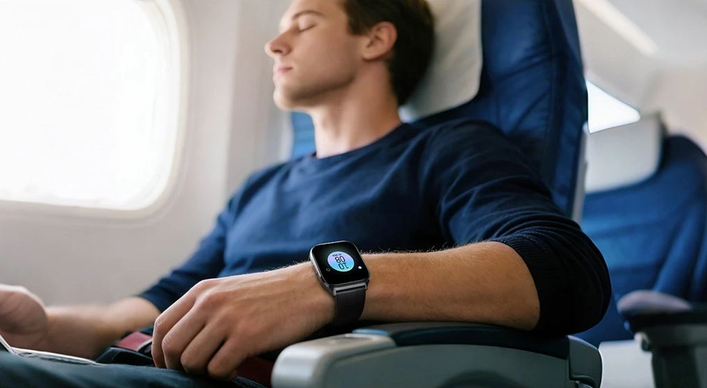 Мужчина в HAYLOU Watch 3