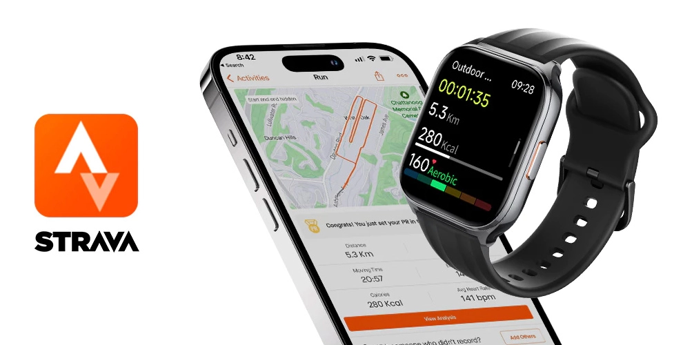 Синхронизация HAYLOU Watch 3 со Strava